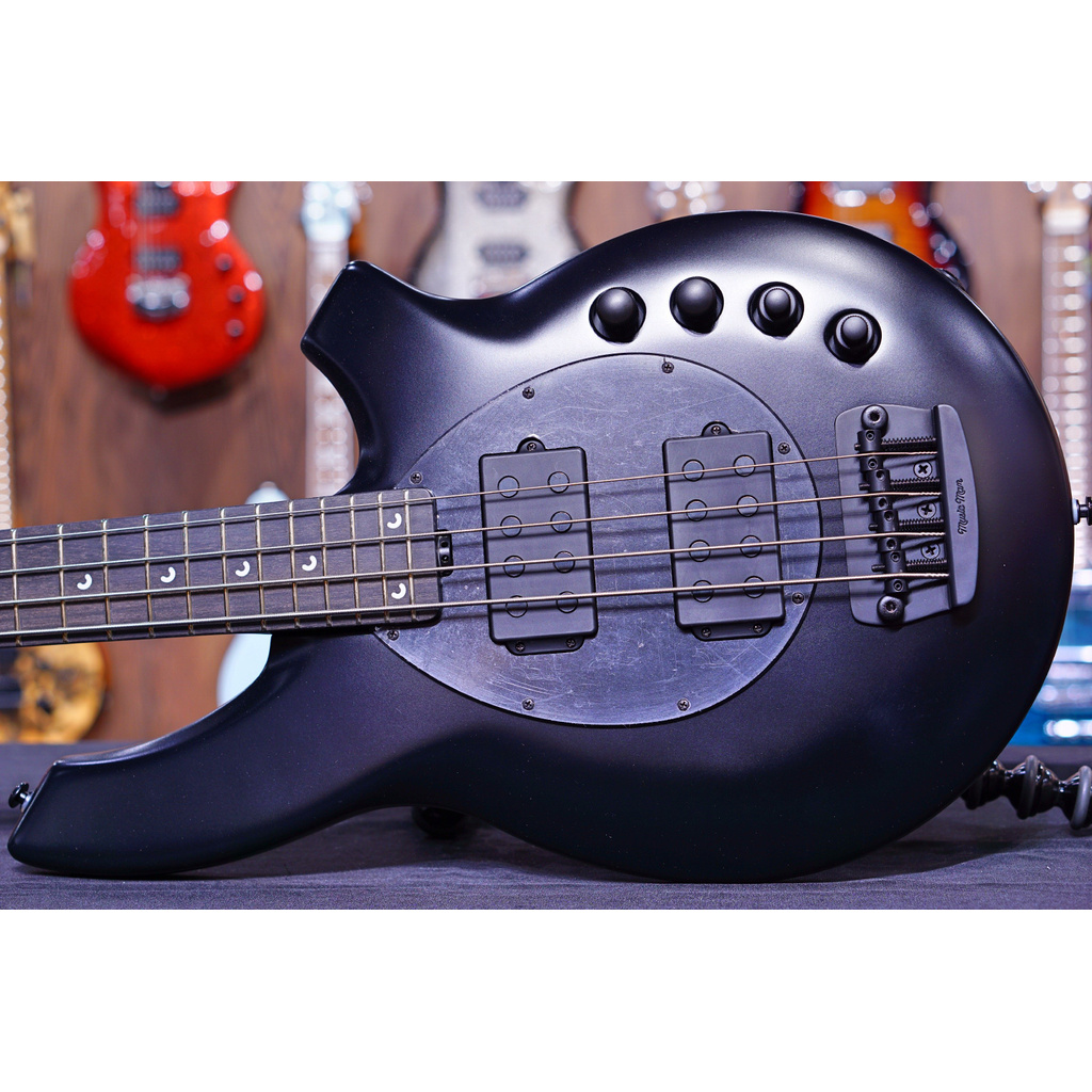 Ernie Ball Music Man Bongo 4 Bass Guitar - Stealth Black F88586