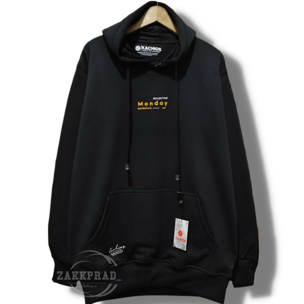 Sweater Hoodie Pria Distro KACHIOS Original Brand Unisex Cewek Cowok Keren Bahan Tebal Switer Sunmor