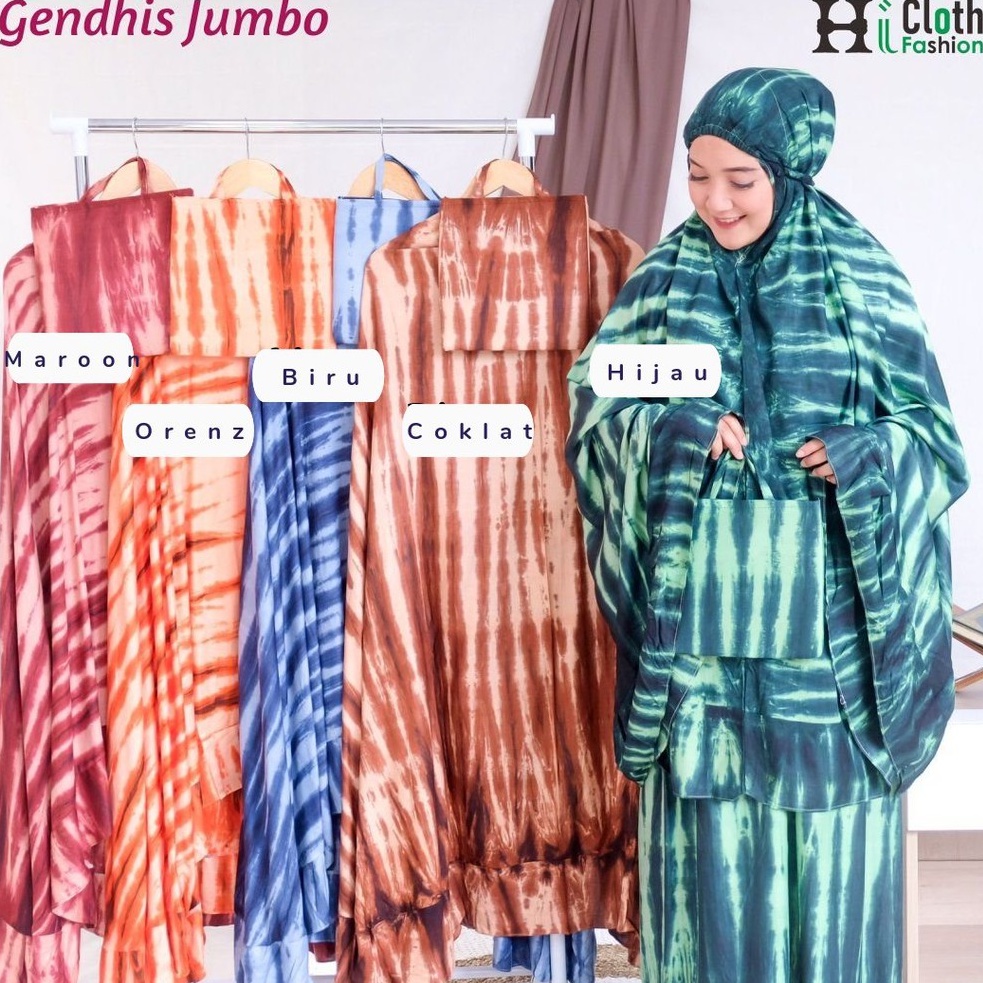 mukena motif adem | mukena dewasa jumbo