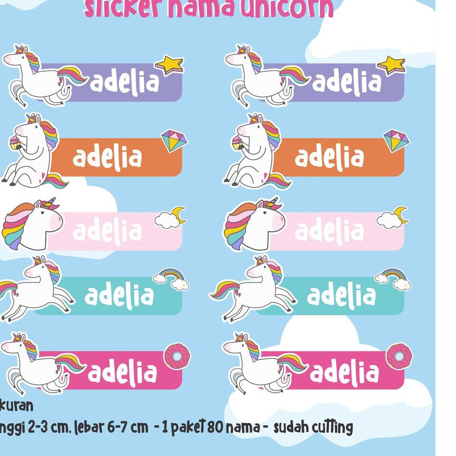 

Oke Price.. Sticker nama Unicorn