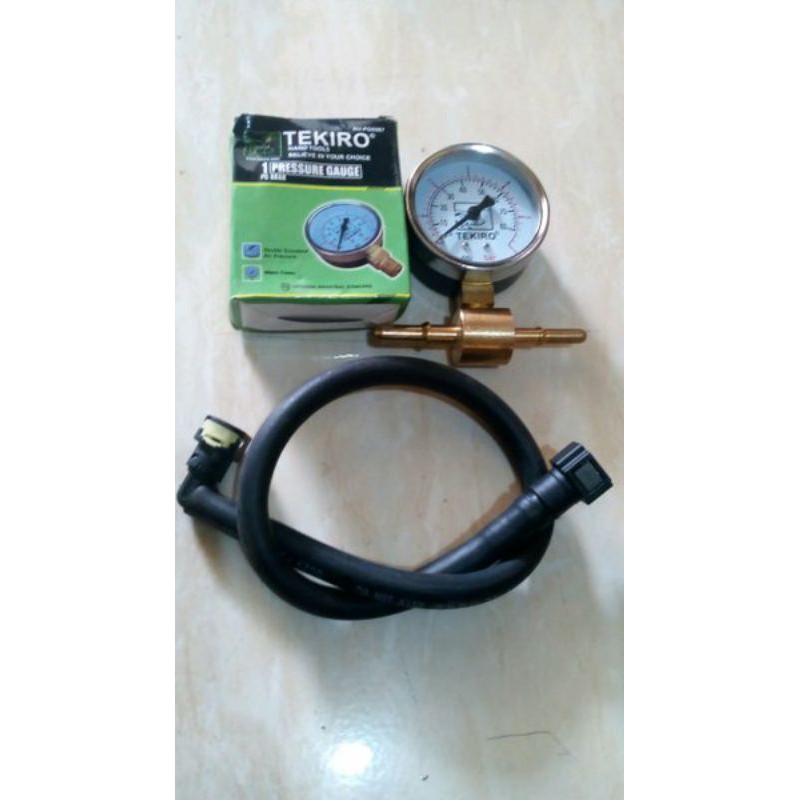 Alat tes tekanan fuel pump injeksi motor tekiro