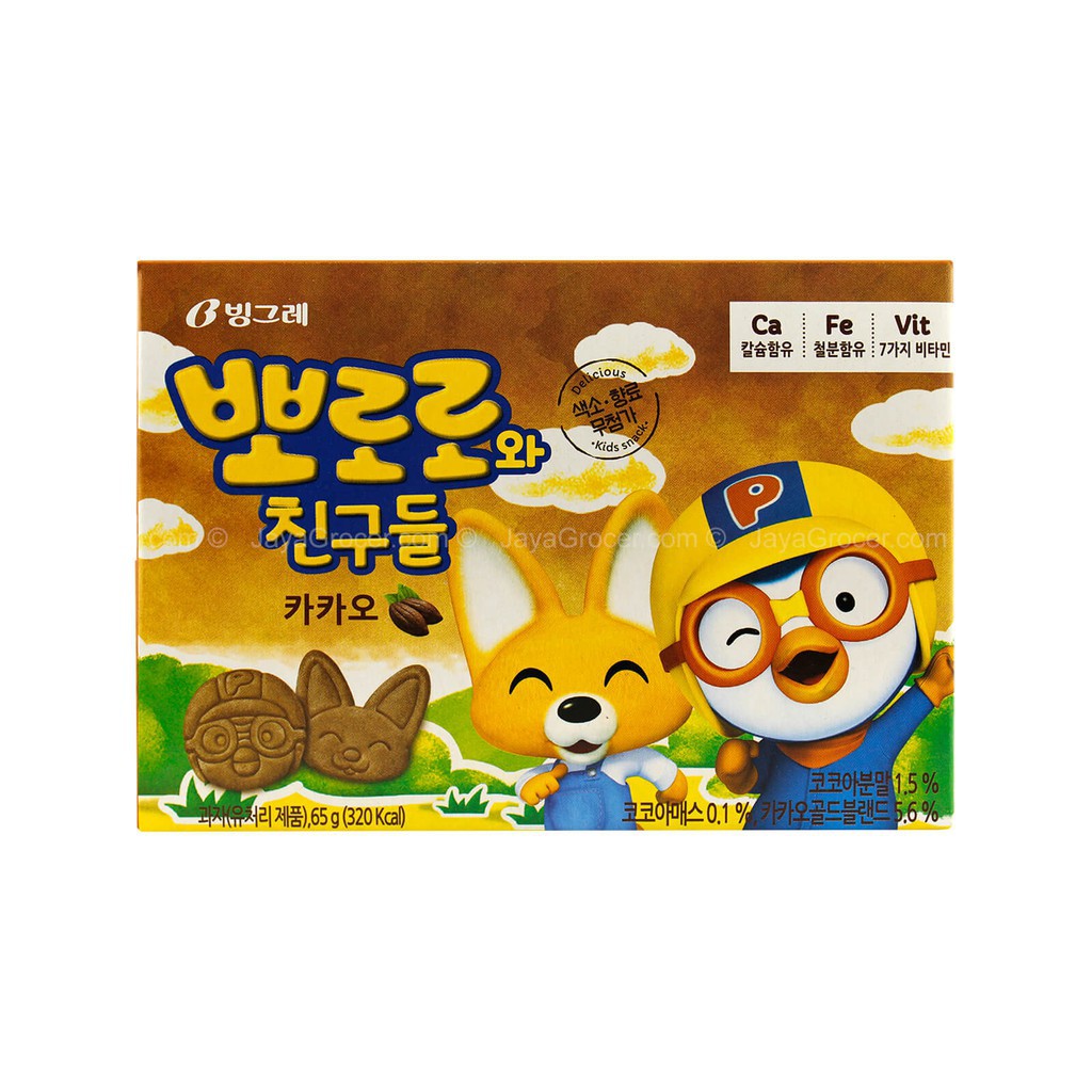 

binggrae pororo biscuit 65g