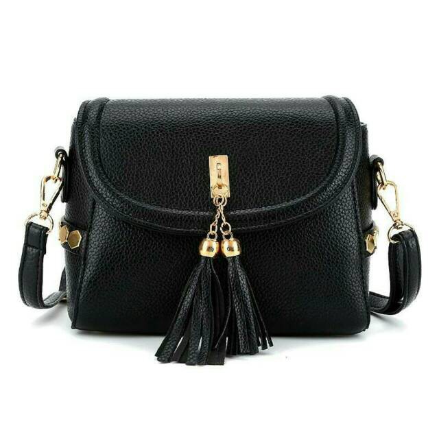 TAS SELEMPANG BOLSO RUMBAI TAS WANITA TAS KULIAH SLING BAG RUMBAI TAS RUMBAI