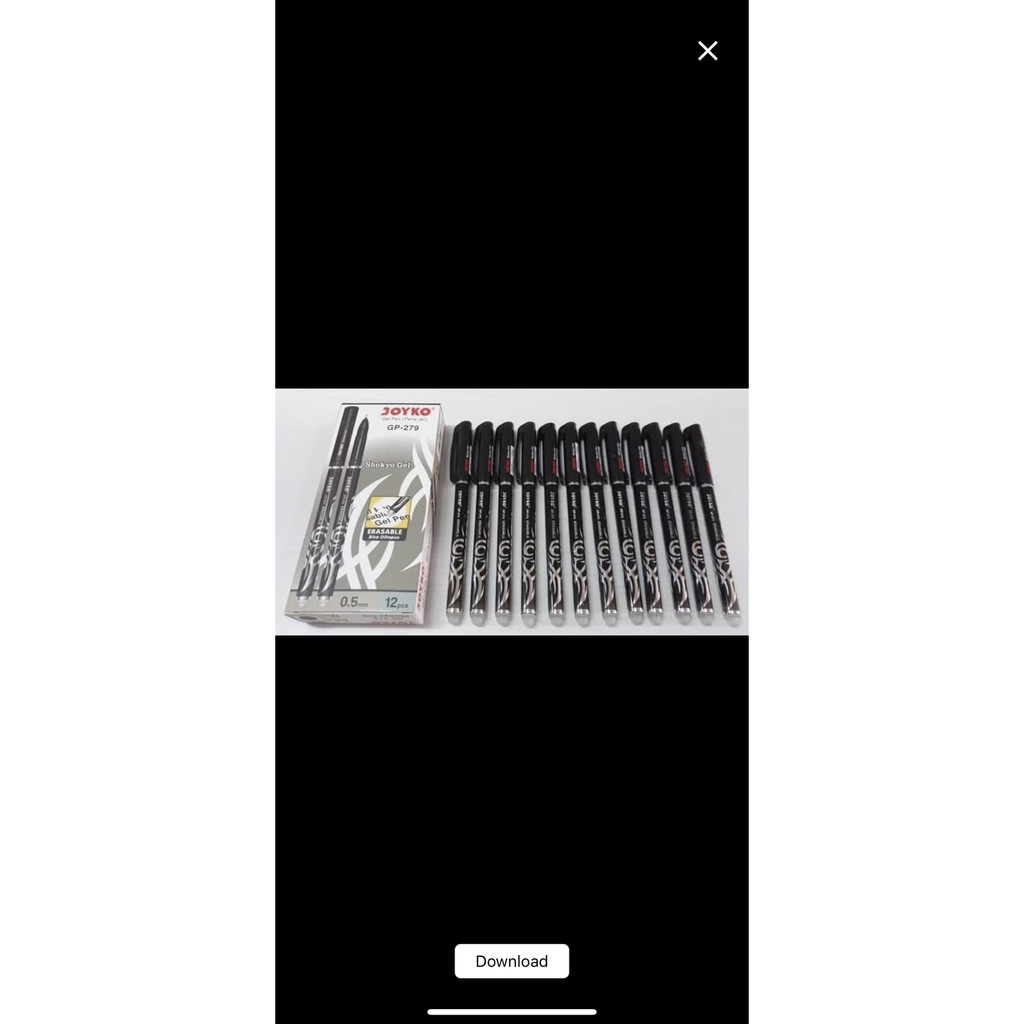 

BEST SELLER Pulpen Bisa Dihapus Erasable Gel Pen GP-279 Joyko Shokyo Gel 0.5 atk