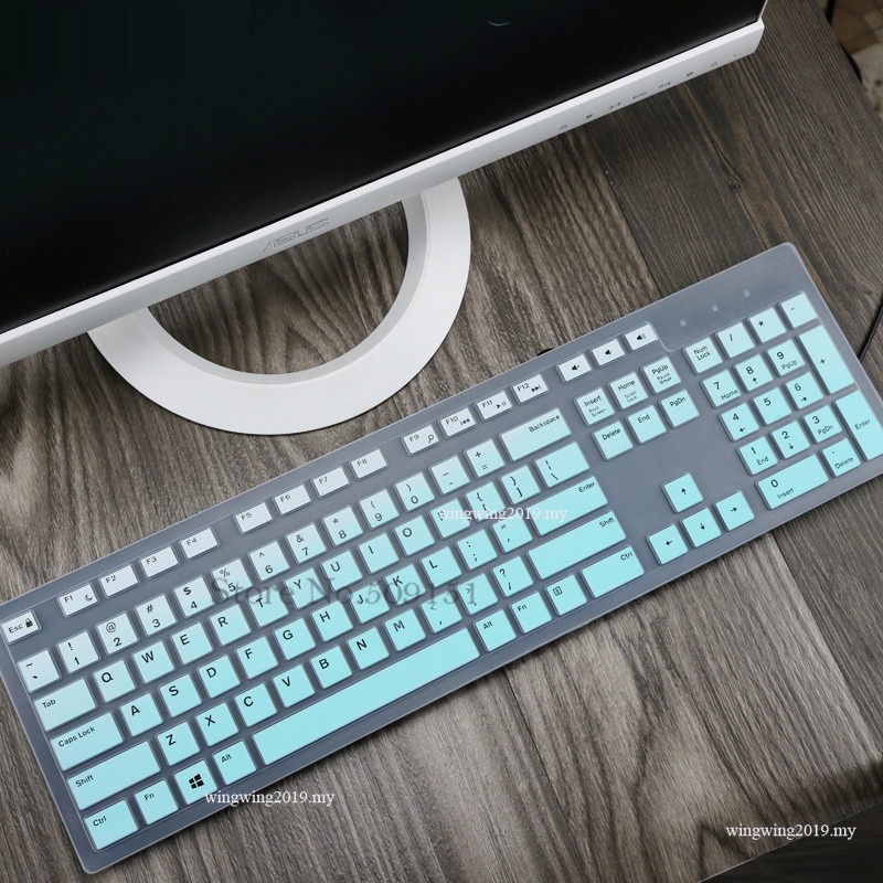 Skin Cover Keyboard Bahan Silikon Untuk Dell Inspiron Desktop OptiPlex 3050 5250 Kb216 3459 3277 3475 3670 5477 3264