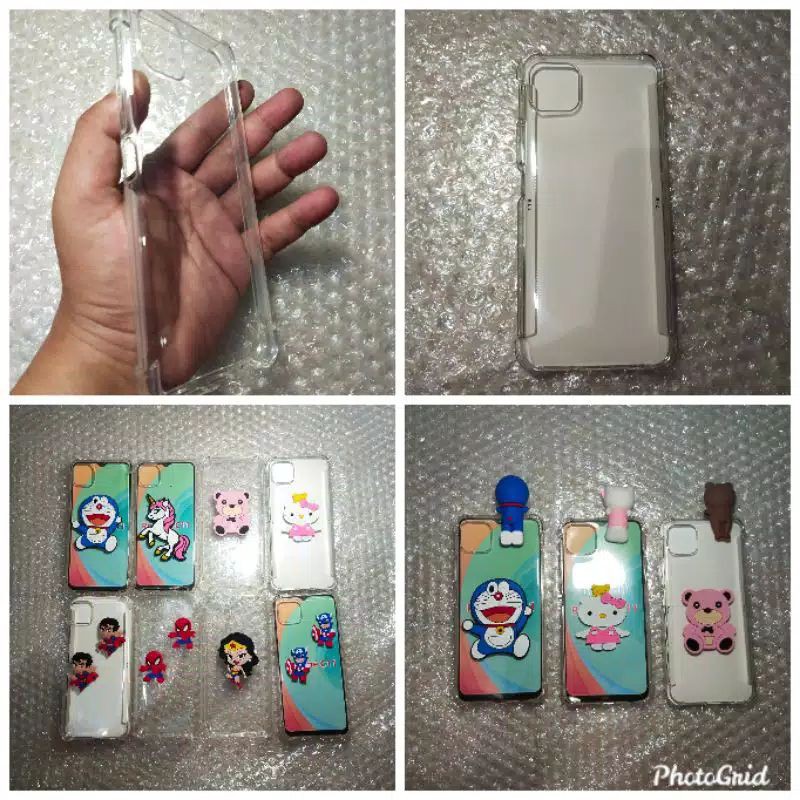 Case softcase realme c11 shockproof tebal soft case casing silikon polos karakter