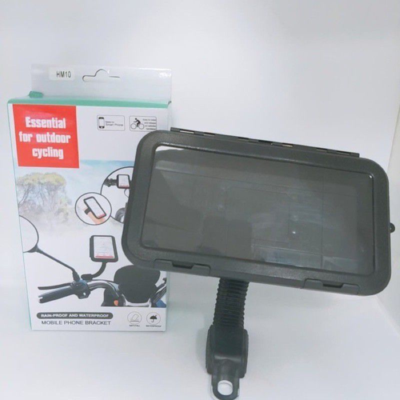 Holder HP Motor Waterproof HM-10 Bracket HP GPS Handphone Anti air ukuran 6,3 inch