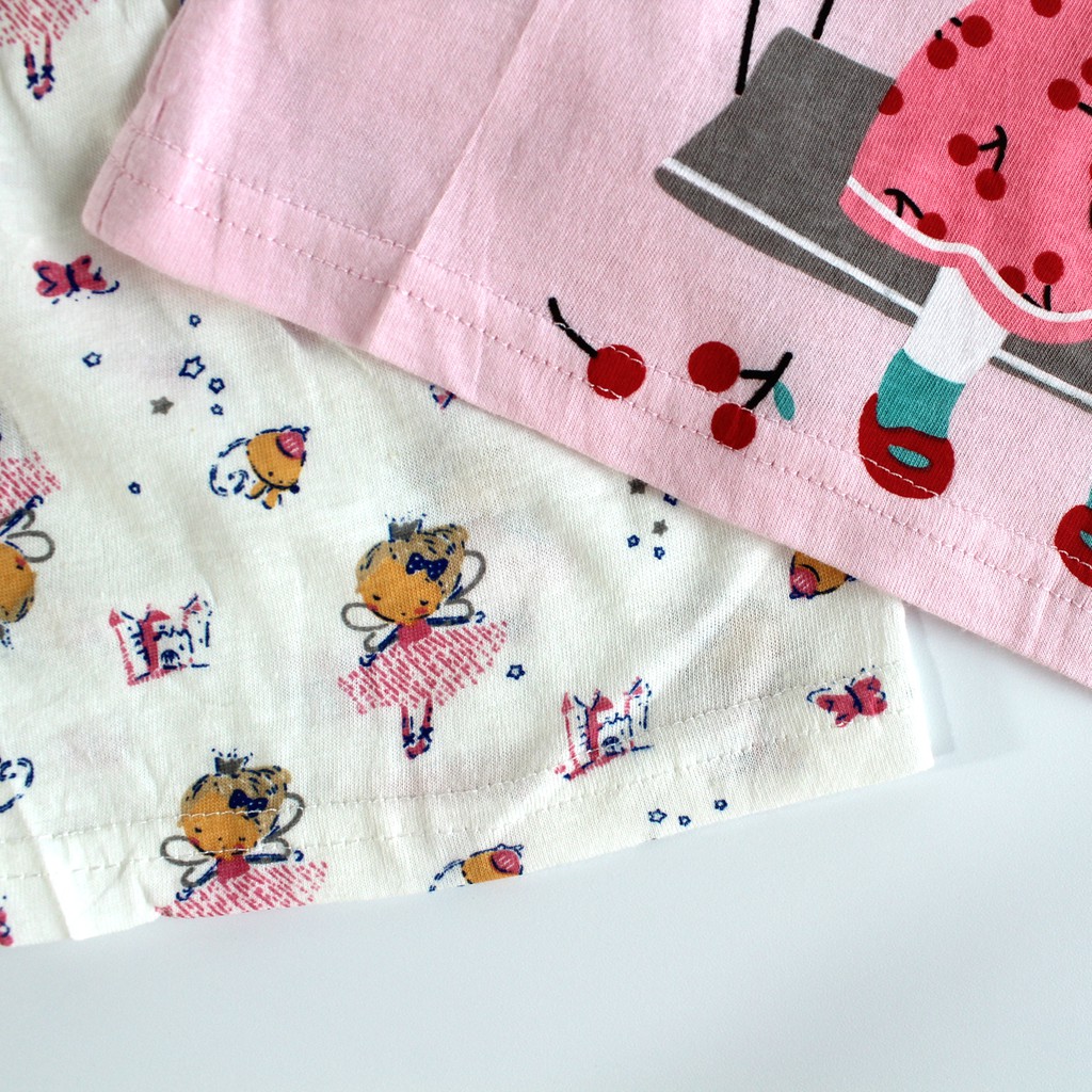 Setelan Anak Bahan Katun Usia 1-4 Tahun Baju Anak gambar Lucu Baju Setelan Anak Murah Bahan Katun