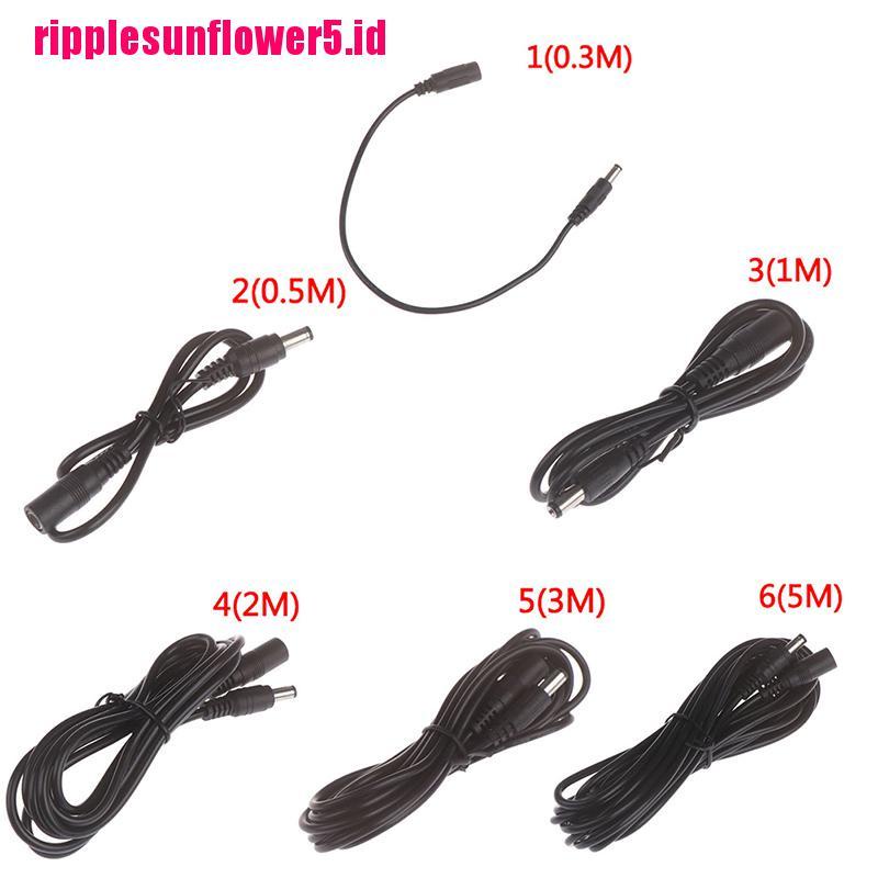 # Kaos T-Shirt Wanita Lengan Pendek Motif Print #5.5x 2.1mm DC 12v male female Kabel power extension Untuk cctv