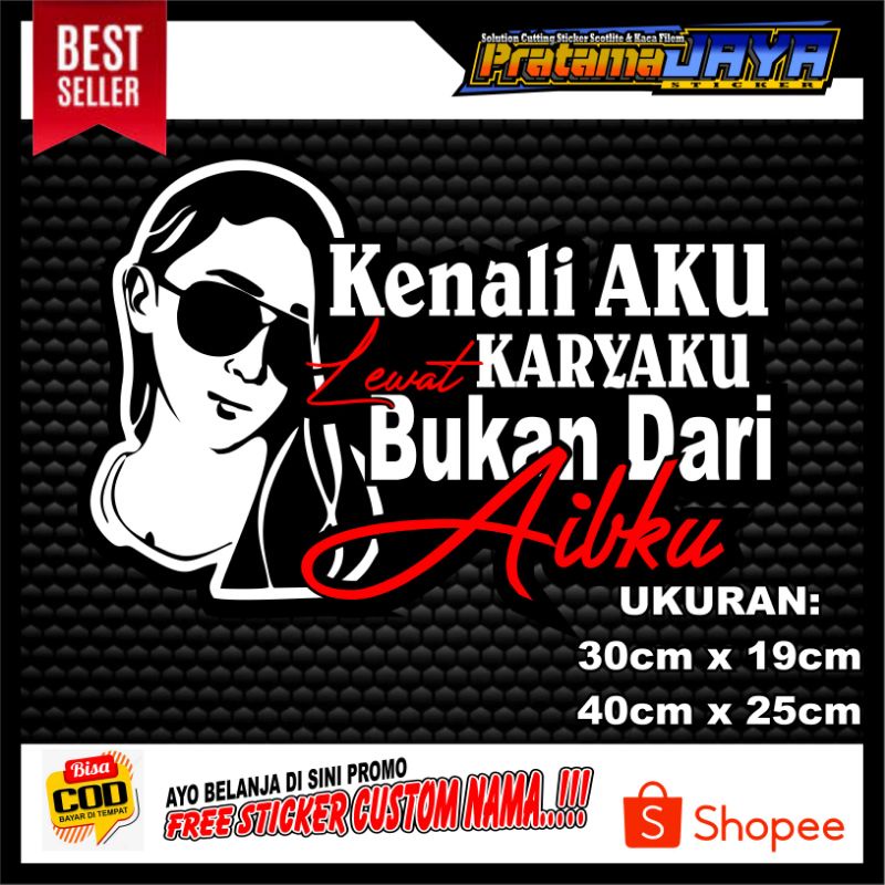 

STICKER KATA KATA UNTUK KACA MOBIL STICKER CUTTING KATA KATA FREE/GRATIS STICKER COSTUM NAMA