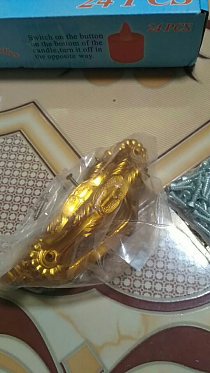 Handle Tarikan Pegangan Lemari Laci Obral Murah Plastik Kj 900 Gold