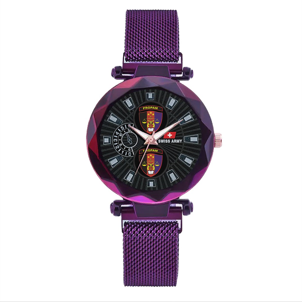 Jam Tangan Wanita Custom - PROPAM Free Box &amp; Batre Cadangan