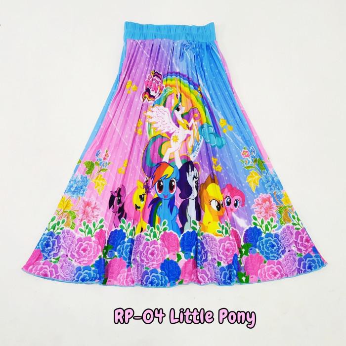 ROK PLISKET ANAK / ROK PLISKET LITTLE PONY / ROK REMPEL LITTLE PONY