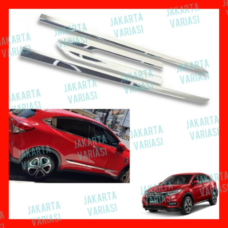 List Body Samping Mobil Honda HRV Chrome