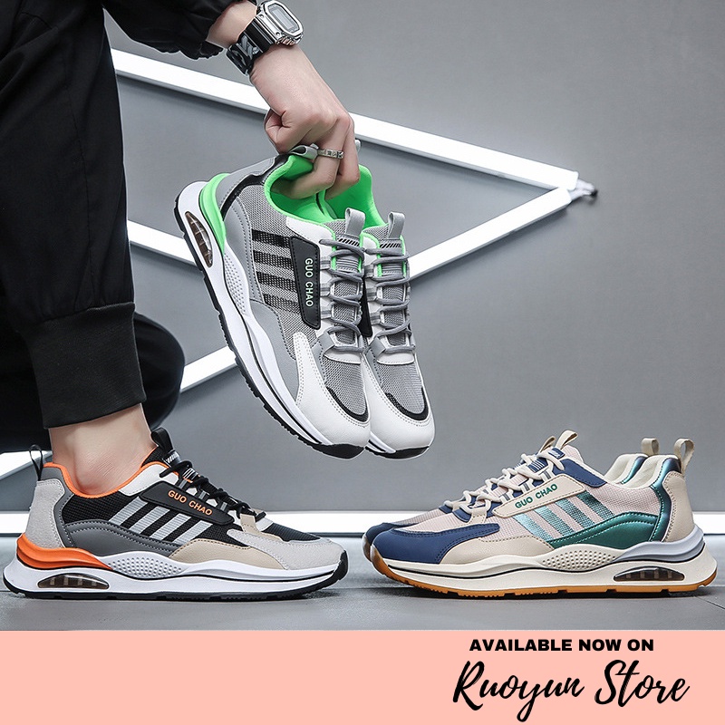 RYX - Dual Bright Sepatu Sneakers Canvas Pria Fashion Casual / Olahraga (NO BOX) - Ori Import