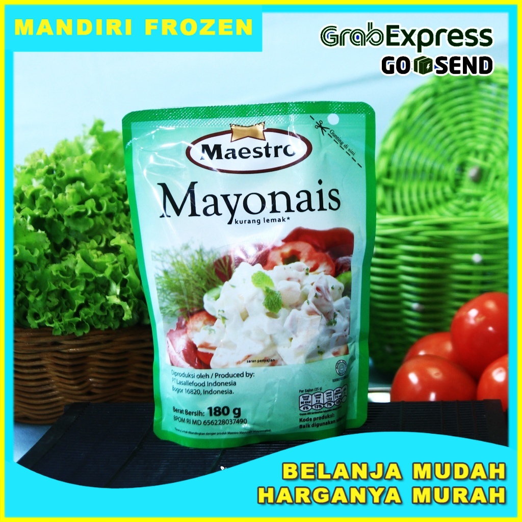 

Mayonaise MAESTRO Ori 180gr - Menu Sarapan