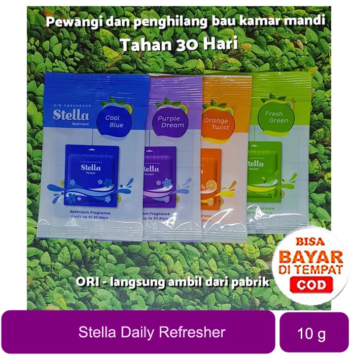 [POCKET] Stella Pocket Bathroom 10gr Pengharum Ruangan - 5 Varian Harum | Kamar Mandi | Lemari_Cerianti