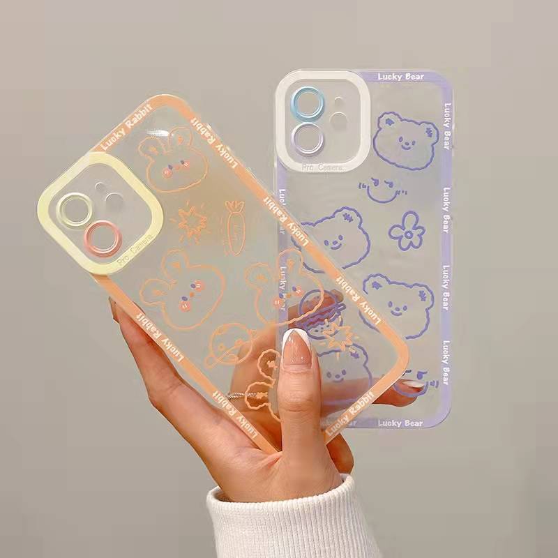 Soft case Silikon Transparan 13pro 13prm Motif Mata Kartun Untuk iphone 11 12pro max 7plus 8plus Xr XS max Xr 11 11promax 8plus 7se-20 7plus