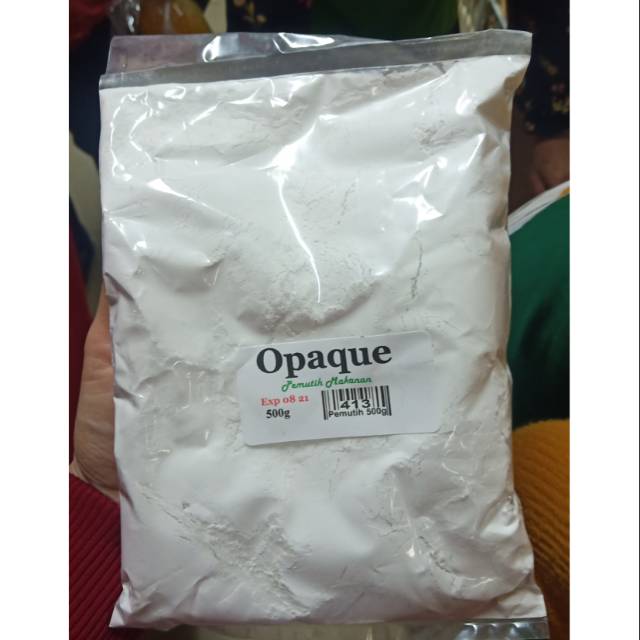 

OPAQUE PEMUTIH MAKANAN 500 GR