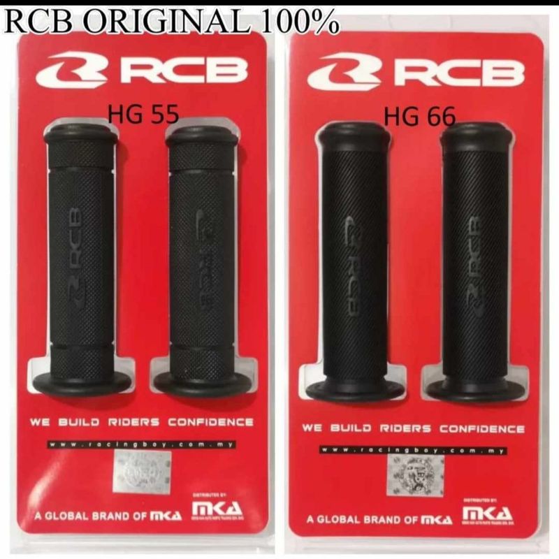 HANDGRIP GRIP SARUNG GAS RCB ORIGINAL HG 55/ HG 66 HITAM UNIVERSAL