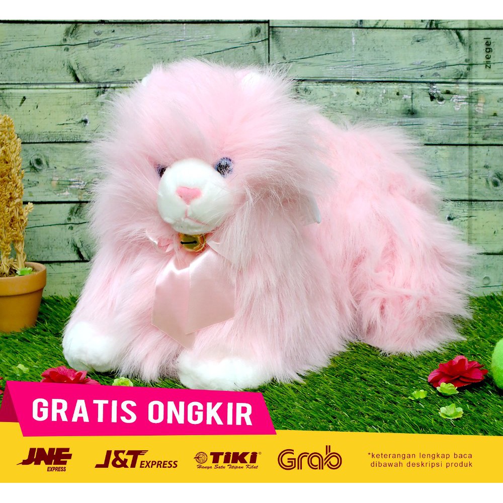 Dijual Boneka Kucing Anggora Pink   HK   201055   Diskon