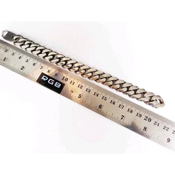 [DISCOUNT HG080] Gelang Pria Rantai Besar Monel Anti Karat - Gelang Stainless Steel titanium Best Se