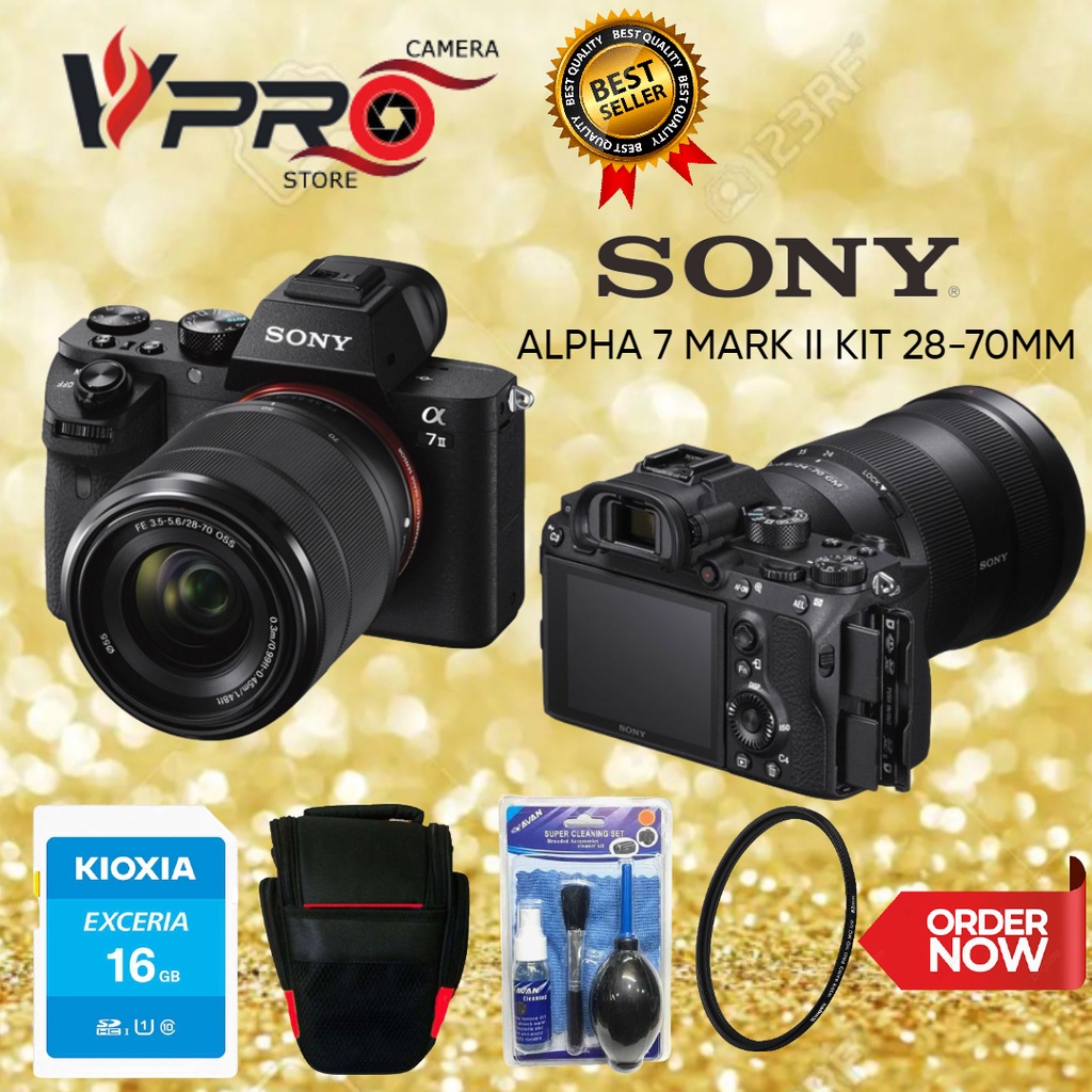 CAMERA SONY ALPHA 7 MARK II KIT 28-70MM