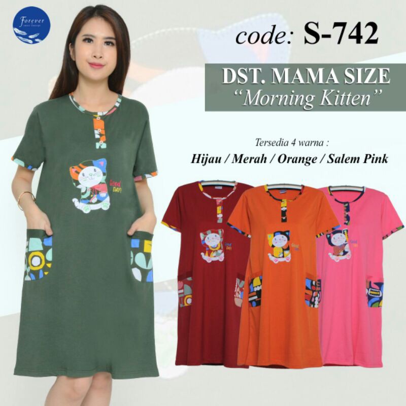 Daster Kaos Forever Sweet Concept Mama Size