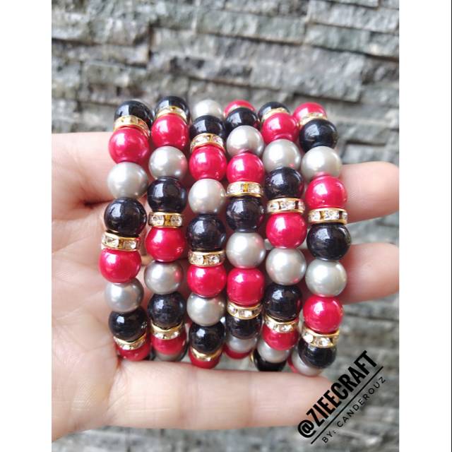 GELANG CANTIK KOMBINASI MUTIARA MAURA