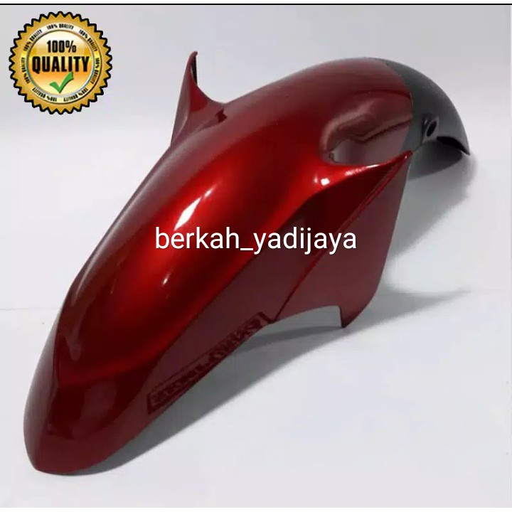 spakbor depan jupiter mx lama 2007 - 2010 warna merah maroon
