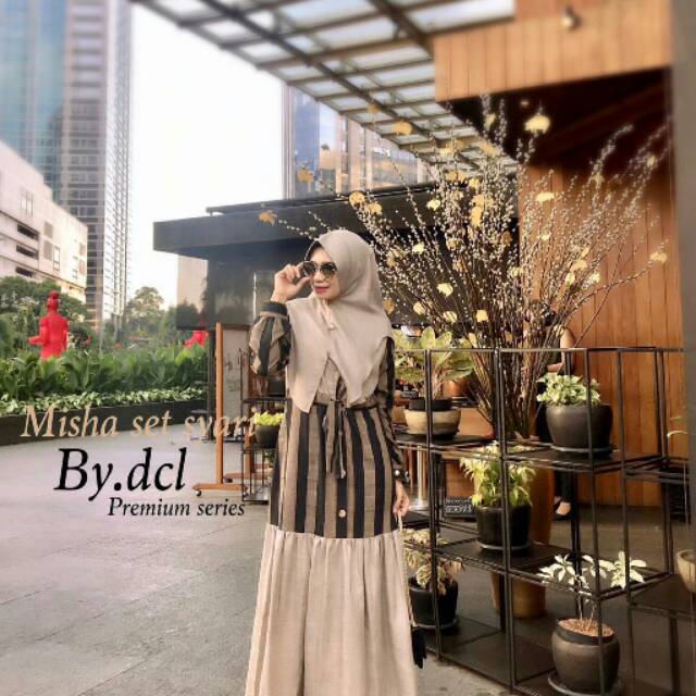 Misha set syari by DCL premium series Original