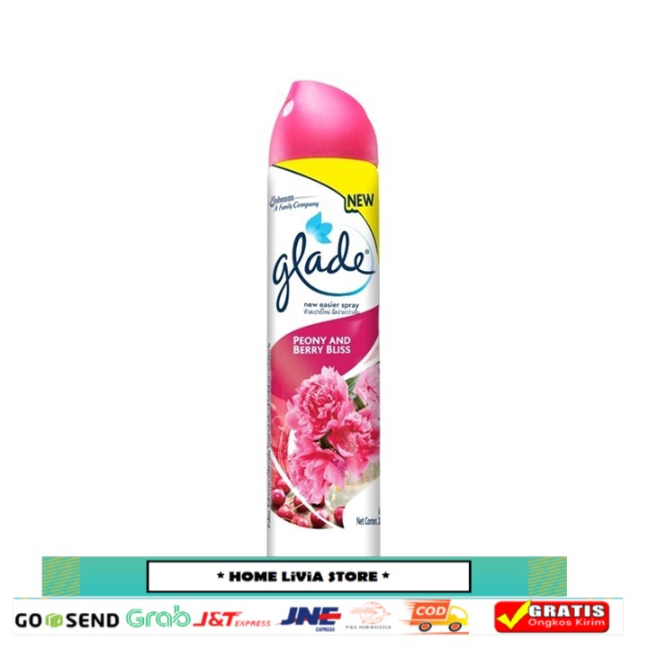 Glade Aerosol Air Freshener Peony And Berry Bliss 250 ml