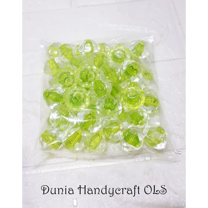 DIY Mote Diamond Isi 12 mm Bahan Kerajinan Tangan Anting Bros Kalung