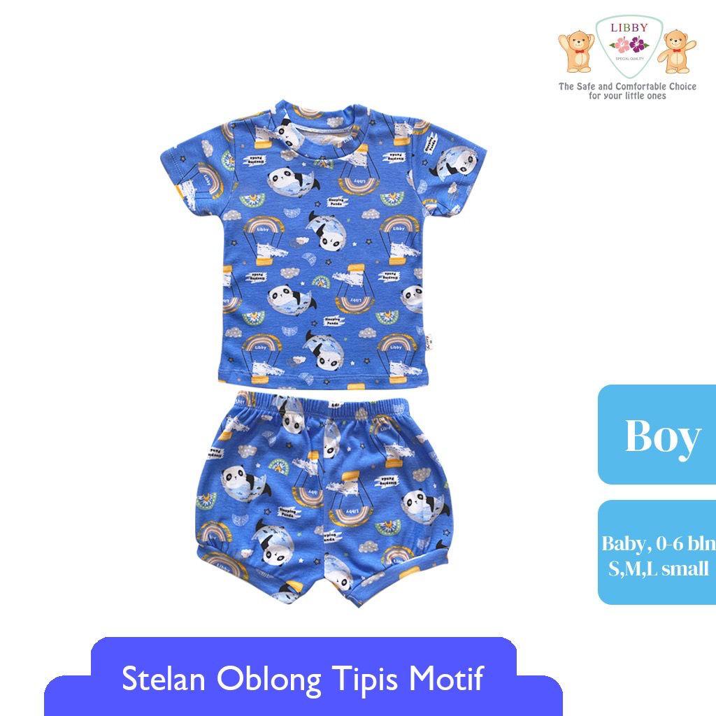 LIBBY STELAN  ANAK BAJU PENDEK CELANA BOY