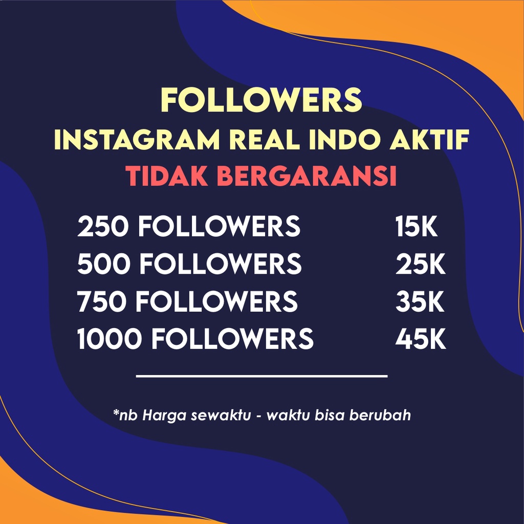 FOLLOWER INSTAGRAM REAL AKTIF INDO MURAH