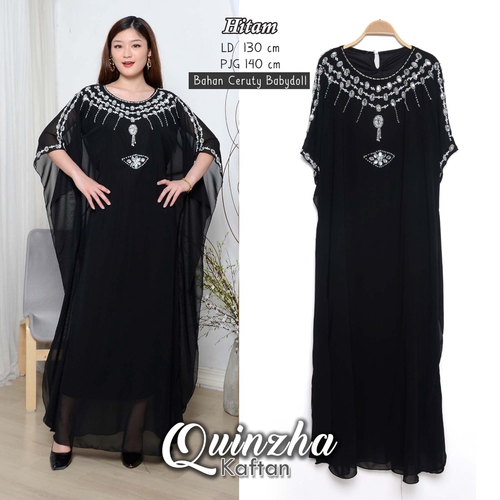 Arnis Quinzha Kaftan Payet Jumbo Ceruty Babydoll Fashion Muslim