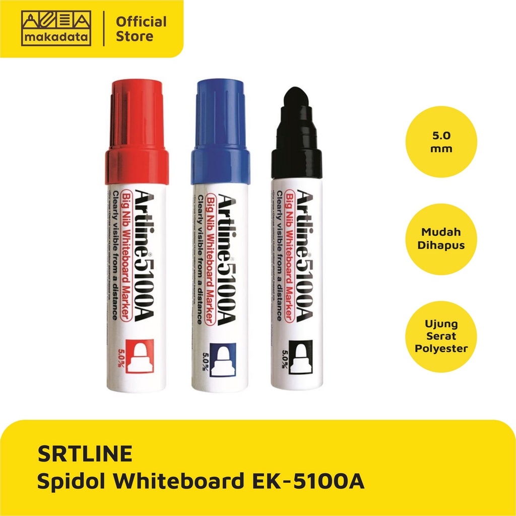 

SPIDOL PAPAN TULIS WHITEBOARD ARTLINE EK-5100A (1PCS) MURAH