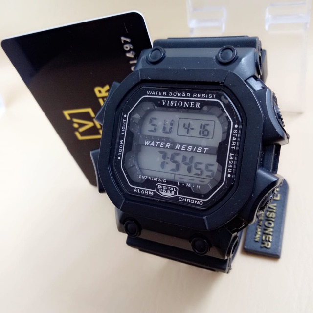 Jam tangan pria Visioner 3558 ori water resist