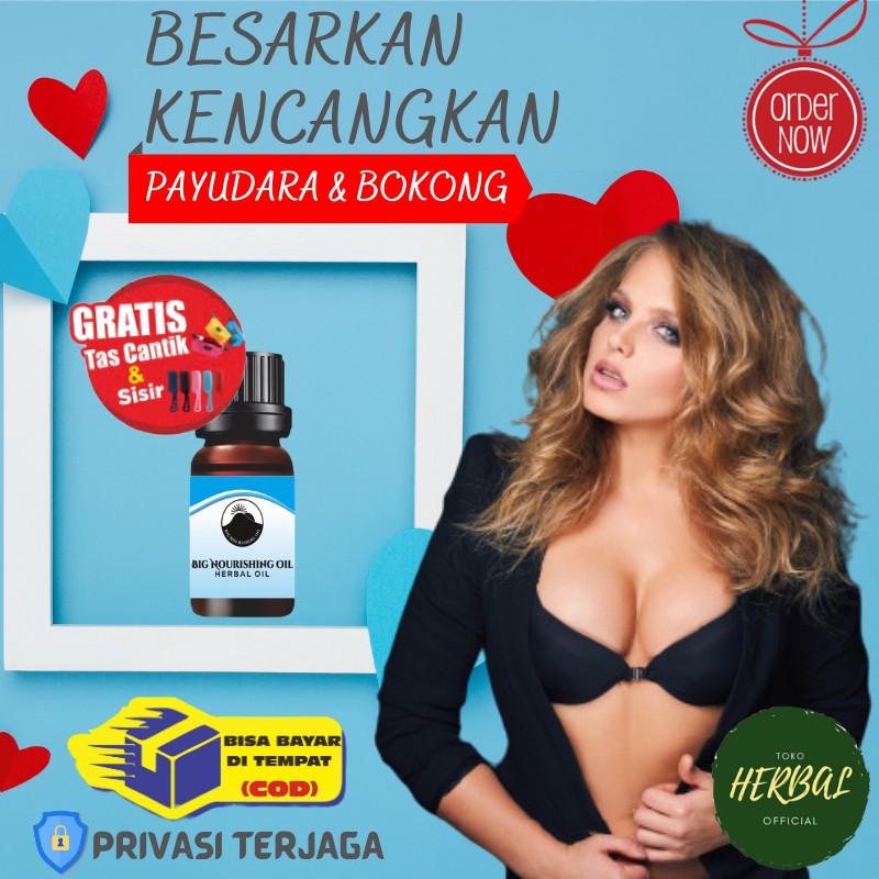 Pengencang Dan Pembesar Payudara Bokong Susu Aman Cepat Ampuh Permanen Murah Big Nourishing Oil THO1