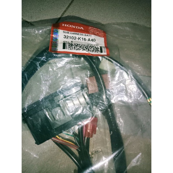 KABEL BODY SUB HARNESS BAT 32102-K16-A40 HGP AHM 100% ORIGINAL