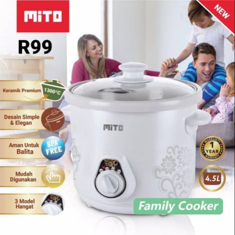 MITO R99 SLOW COOKER 4,5 LITER