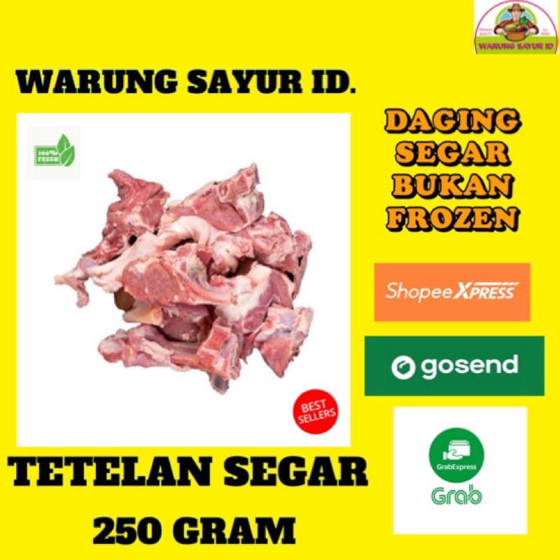 

TETELAN SEGAR 250 GRAM | DAGING SEGAR