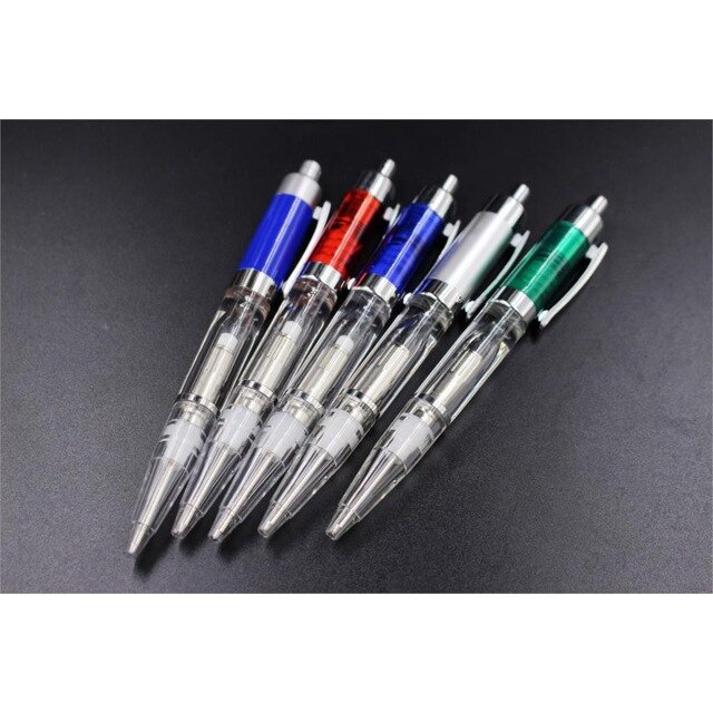 pulpen Lampu LED balpoin alat tulis  dalam gelap ballpoint