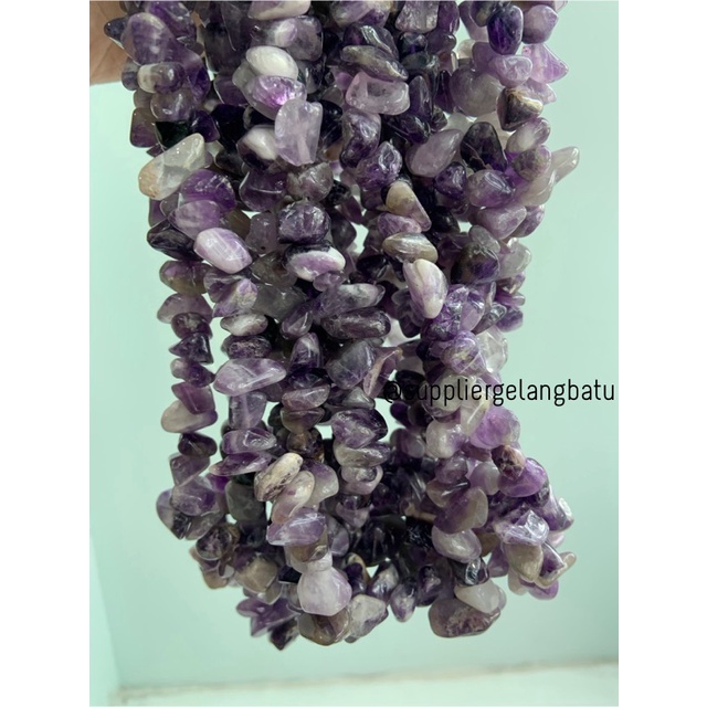 KERIKIL BESAR Batu alam amethyst kecubung 2cm ungu amethys kalimantan