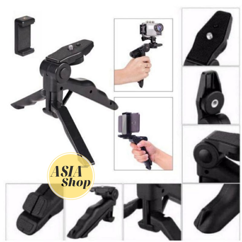 Tripod Mini HD 32 Folding Tripod Hp Universal plus Holder HD32