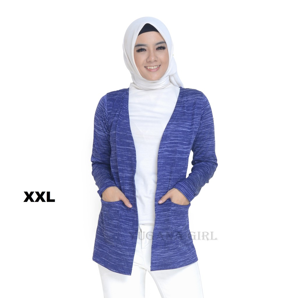 Belle Fashion Cardigan Murah  Wanita  Kekinian Lengan  