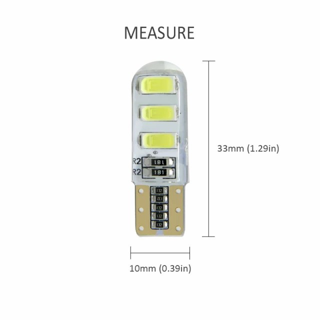 Lampu Led Senja T10 Lampu Led Kota T10 Jelly 2 Pca R241