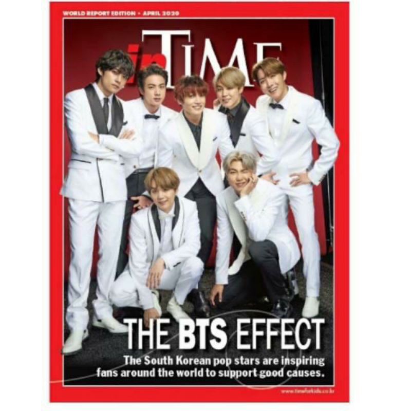 (PO KOREA🇰🇷) MAJALAH TIME KIDS BTS APRIL EDITION - LIMITED