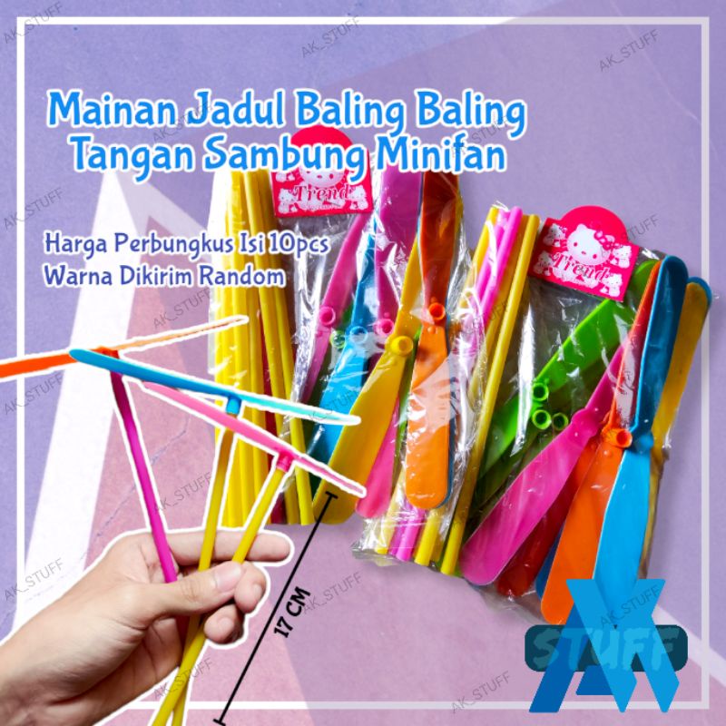 Baling Baling Tangan Sambung Kitiran Mainan Jadul mainan Eceran Mainan Grosir Serba 1000 Mainan Titi