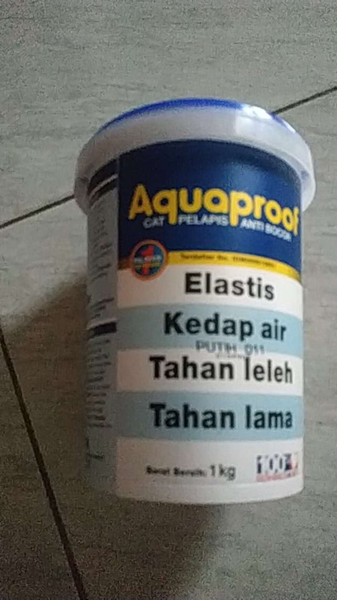 Cat Anti Bocor Waterproofing Waterproof Aquaproof 1kg 1 Kg Putih
